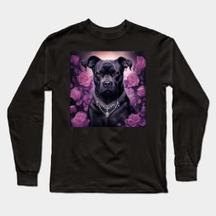 Staffordshire and roses Long Sleeve T-Shirt